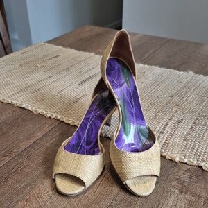 Kate Spade "Eden" Tan Heels